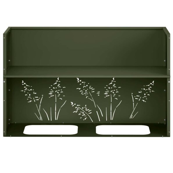 vidaXL Záhradný kvetináč Olivovo zelená 80 x 30 x 49 cm – Obrázok 8