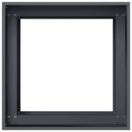 vidaXL Záhradný kvetináč Antracitová 40 x 40 x 60 cm – Obrázok 4