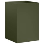 vidaXL Záhradný kvetináč Olivovo zelená 40 x 40 x 60 cm – Obrázok 2
