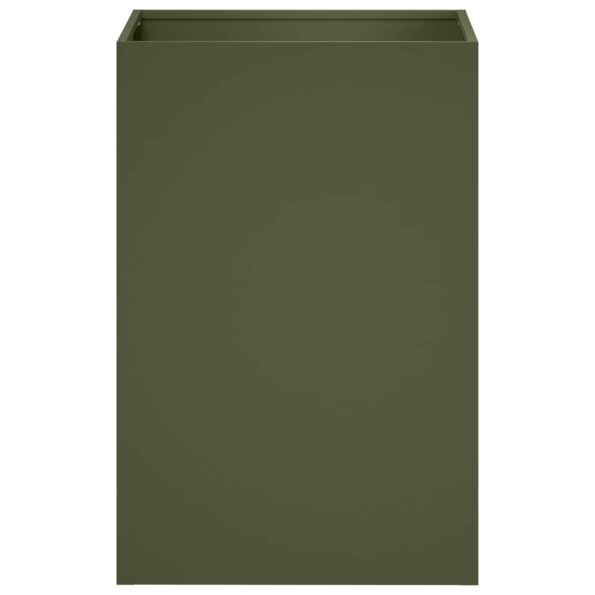 vidaXL Záhradný kvetináč Olivovo zelená 40 x 40 x 60 cm – Obrázok 3