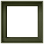 vidaXL Záhradný kvetináč Olivovo zelená 40 x 40 x 60 cm – Obrázok 4