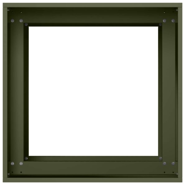 vidaXL Záhradný kvetináč Olivovo zelená 40 x 40 x 60 cm – Obrázok 4