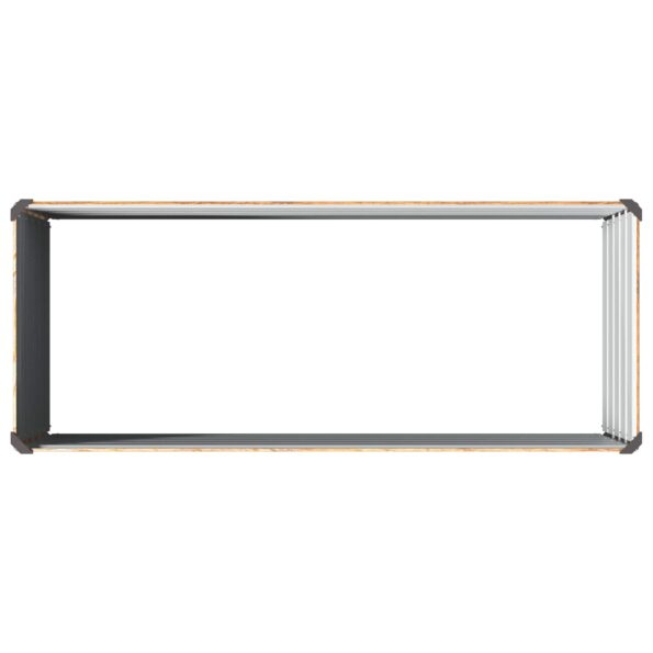 vidaXL Vyvýšený záhon Drevo hnedé 100 x 40 x 55 cm – Obrázok 5