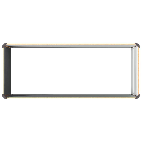 vidaXL Vyvýšený záhon Prírodná 100 x 40 x 55 cm studené valcovaná oceľ – Obrázok 5