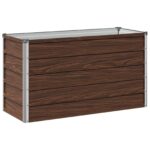 vidaXL Vyvýšený záhon Čierna 100 x 40 x 55 cm studené valcovaná oceľ – Obrázok 2