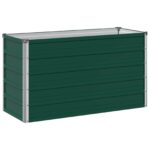 vidaXL Vyvýšený záhon Zelená 100 x 40 x 55 cm studené valcované oceľ – Obrázok 2