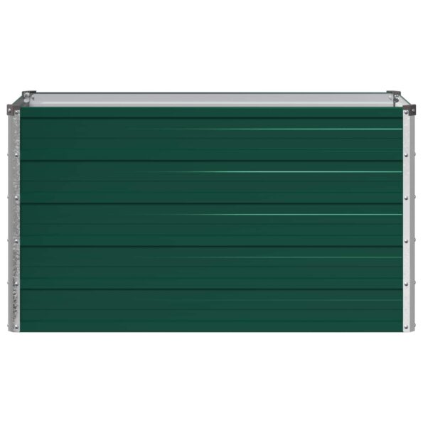 vidaXL Vyvýšený záhon Zelená 100 x 40 x 55 cm studené valcované oceľ – Obrázok 3