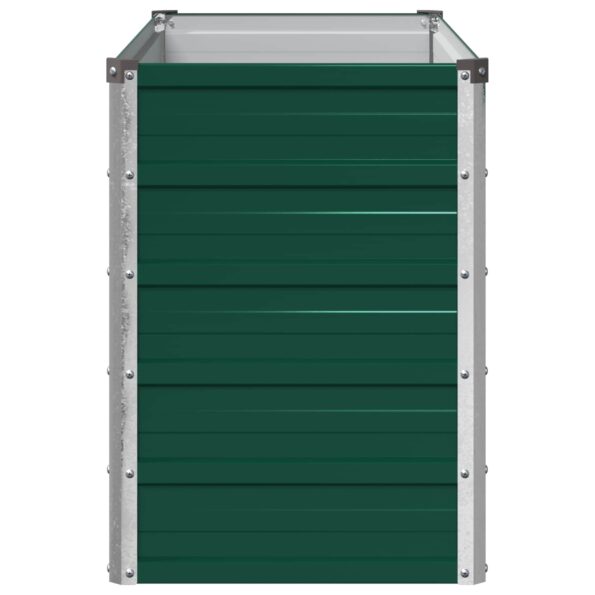 vidaXL Vyvýšený záhon Zelená 100 x 40 x 55 cm studené valcované oceľ – Obrázok 4
