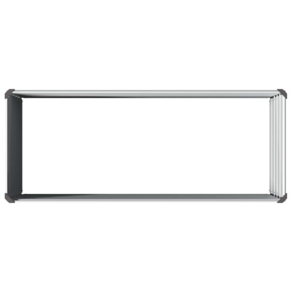 vidaXL Vyvýšený záhon Sivá 100 x 40 x 55 cm studené valcovaná oceľ – Obrázok 5