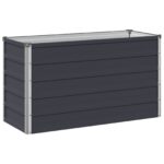 vidaXL Vyvýšený záhon Antracitová 100 x 40 x 55 cm – Obrázok 2