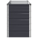 vidaXL Vyvýšený záhon Antracitová 100 x 40 x 55 cm – Obrázok 4