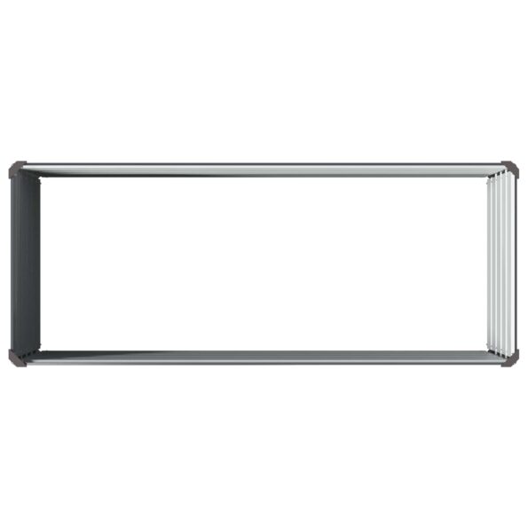 vidaXL Vyvýšený záhon Antracitová 100 x 40 x 55 cm – Obrázok 5