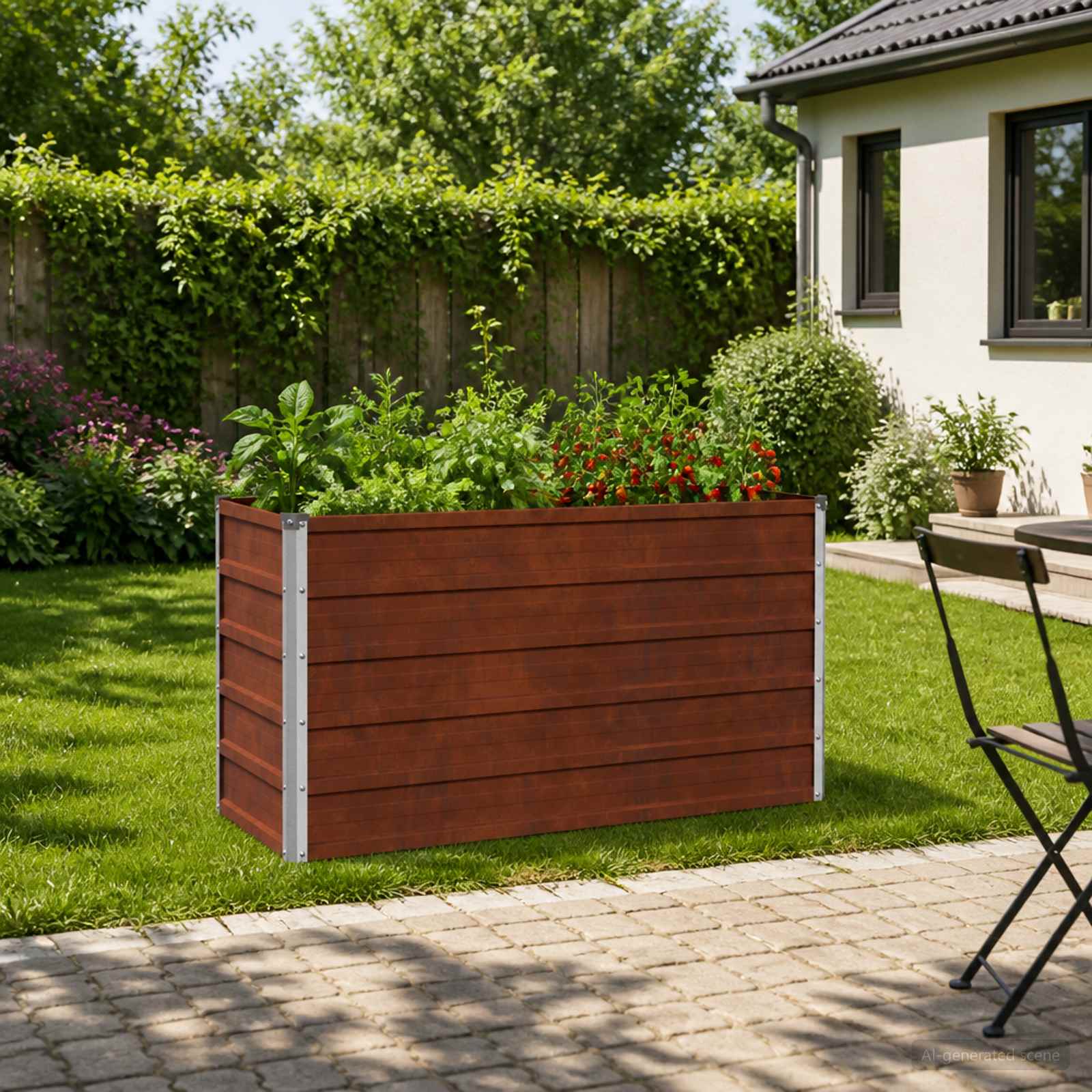 8006237_1.jpg vidaXL Vyvýšený záhon Hrdzavý 100 x 40 x 55 cm corton – Obrázok 1
