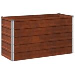 vidaXL Vyvýšený záhon Hrdzavý 100 x 40 x 55 cm corton – Obrázok 2