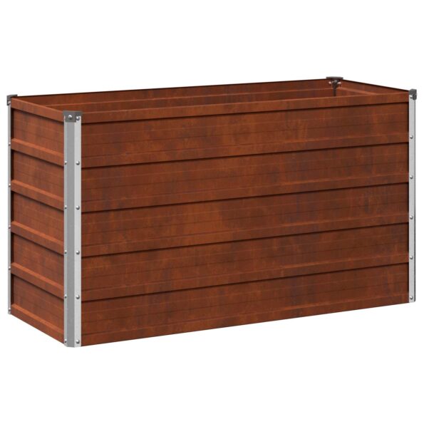 vidaXL Vyvýšený záhon Hrdzavý 100 x 40 x 55 cm corton – Obrázok 2