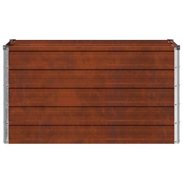 vidaXL Vyvýšený záhon Hrdzavý 100 x 40 x 55 cm corton – Obrázok 4