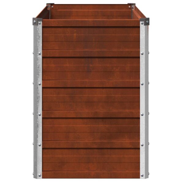 vidaXL Vyvýšený záhon Hrdzavý 100 x 40 x 55 cm corton – Obrázok 5