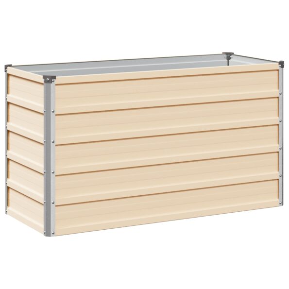 vidaXL Vyvýšený záhon Slonovinová 100 x 40 x 55 cm – Obrázok 2