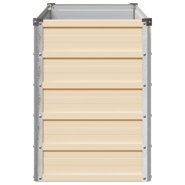 vidaXL Vyvýšený záhon Slonovinová 100 x 40 x 55 cm – Obrázok 4