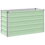 vidaXL Vyvýšený záhon Pastelovo zelená 100 x 40 x 55 cm – Obrázok 2