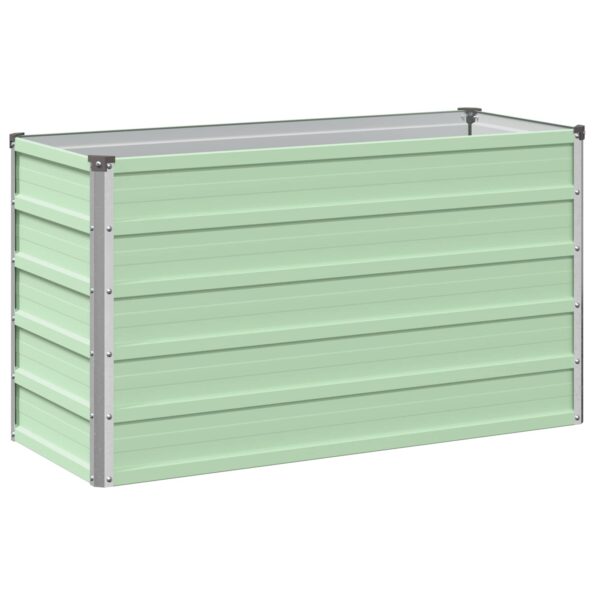 vidaXL Vyvýšený záhon Pastelovo zelená 100 x 40 x 55 cm – Obrázok 2
