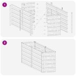 vidaXL Vyvýšený záhon Drevo hnedé 160 x 40 x 55 cm – Obrázok 8