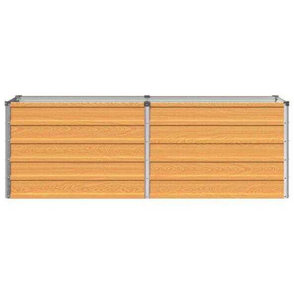 vidaXL Vyvýšený záhon Prírodná 160 x 40 x 55 cm studené valcovaná oceľ – Obrázok 3