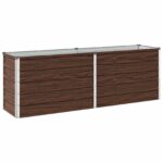 vidaXL Vyvýšený záhon Čierna 160 x 40 x 55 cm studené valcovaná oceľ – Obrázok 2