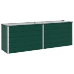 vidaXL Vyvýšený záhon Zelená 160 x 40 x 55 cm studené valcované oceľ – Obrázok 2