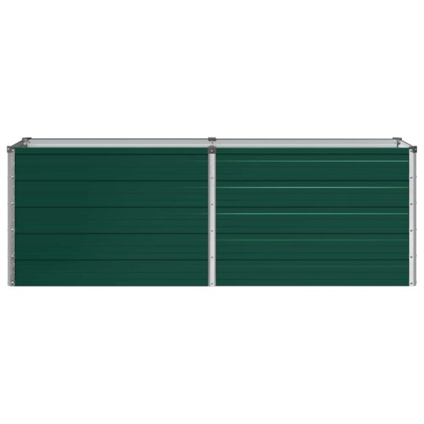 vidaXL Vyvýšený záhon Zelená 160 x 40 x 55 cm studené valcované oceľ – Obrázok 3