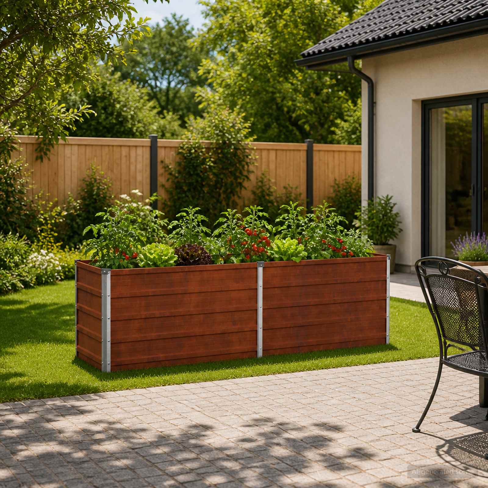 8006248_1.jpg vidaXL Vyvýšený záhon Hrdzavý 160 x 40 x 55 cm corton – Obrázok 1