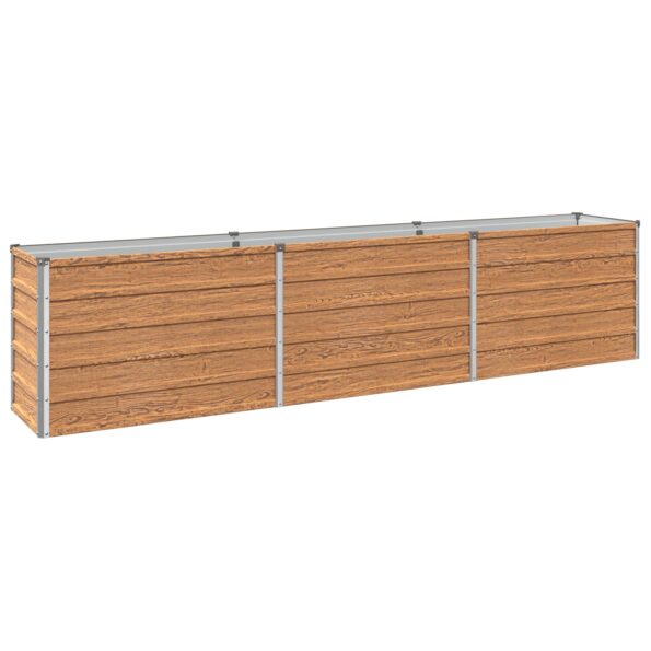 vidaXL Vyvýšený záhon Drevo hnedé 240 x 40 x 55 cm – Obrázok 2