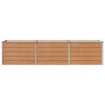 vidaXL Vyvýšený záhon Drevo hnedé 240 x 40 x 55 cm – Obrázok 3