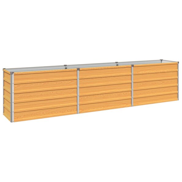 vidaXL Vyvýšený záhon Prírodná 240 x 40 x 55 cm studené valcovaná oceľ – Obrázok 2