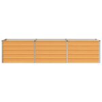 vidaXL Vyvýšený záhon Prírodná 240 x 40 x 55 cm studené valcovaná oceľ – Obrázok 3