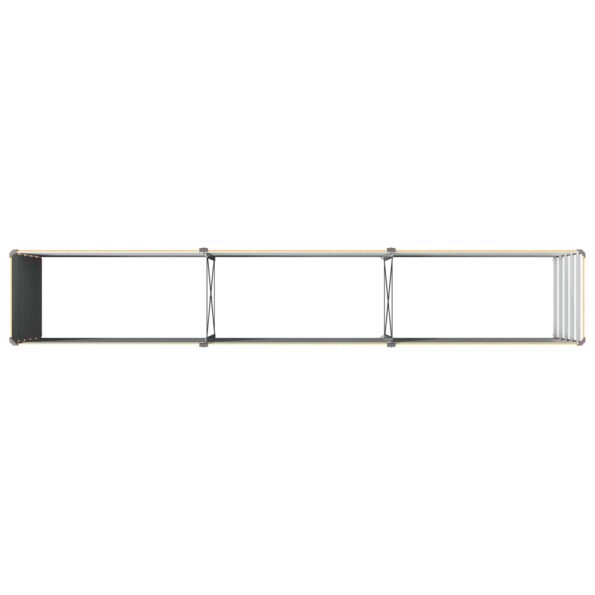 vidaXL Vyvýšený záhon Prírodná 240 x 40 x 55 cm studené valcovaná oceľ – Obrázok 5
