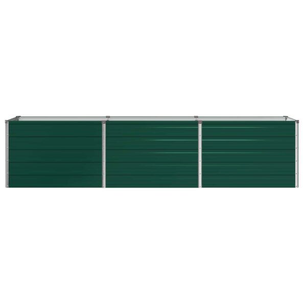 vidaXL Vyvýšený záhon Zelená 240 x 40 x 55 cm studené valcované oceľ – Obrázok 3