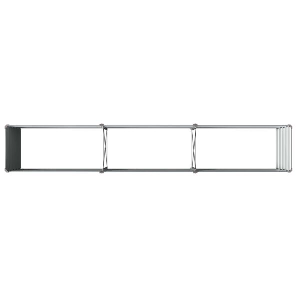 vidaXL Vyvýšený záhon Antracitová 240 x 40 x 55 cm – Obrázok 5