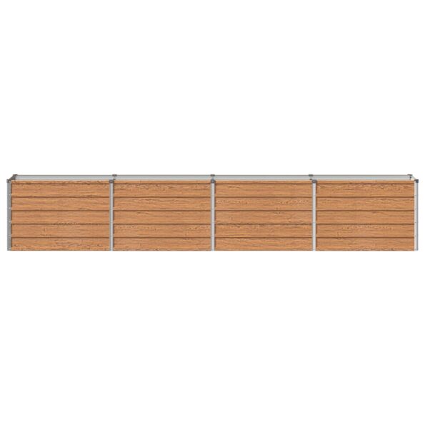 vidaXL Vyvýšený záhon Drevo hnedé 320 x 40 x 55 cm – Obrázok 3