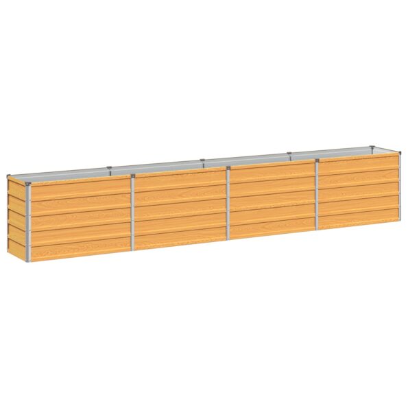 vidaXL Vyvýšený záhon Prírodná 320 x 40 x 55 cm studené valcovaná oceľ – Obrázok 2