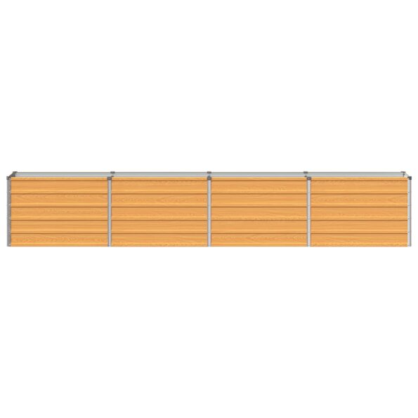 vidaXL Vyvýšený záhon Prírodná 320 x 40 x 55 cm studené valcovaná oceľ – Obrázok 3