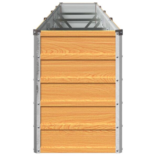vidaXL Vyvýšený záhon Prírodná 320 x 40 x 55 cm studené valcovaná oceľ – Obrázok 4