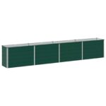 vidaXL Vyvýšený záhon Zelená 320 x 40 x 55 cm studené valcované oceľ – Obrázok 2