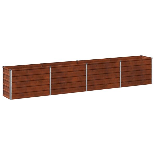 vidaXL Vyvýšený záhon Hrdzavý 320 x 40 x 55 cm corton – Obrázok 2