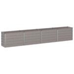 vidaXL Vyvýšený záhon Hrdzavý 320 x 40 x 55 cm corton – Obrázok 3