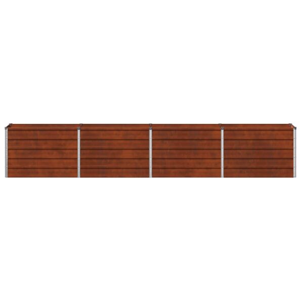 vidaXL Vyvýšený záhon Hrdzavý 320 x 40 x 55 cm corton – Obrázok 4