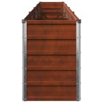 vidaXL Vyvýšený záhon Hrdzavý 320 x 40 x 55 cm corton – Obrázok 5