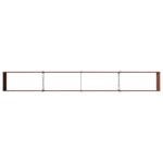 vidaXL Vyvýšený záhon Hrdzavý 320 x 40 x 55 cm corton – Obrázok 6