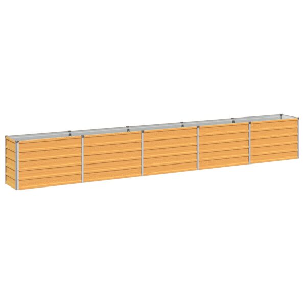 vidaXL Vyvýšený záhon Prírodná 400 x 40 x 55 cm studené valcovaná oceľ – Obrázok 2