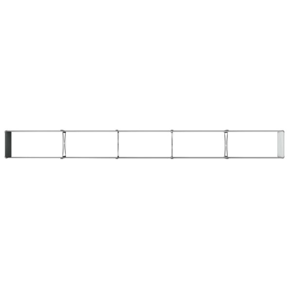 vidaXL Vyvýšený záhon Antracitová 400 x 40 x 55 cm – Obrázok 5